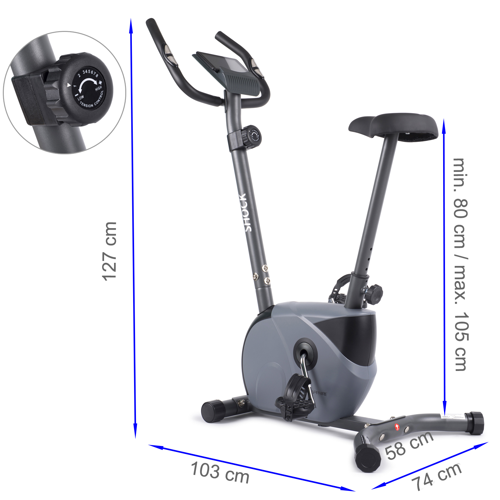 heimtrainer fahrrad 130 kg